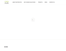 Tablet Screenshot of casastudioarchitecture.com